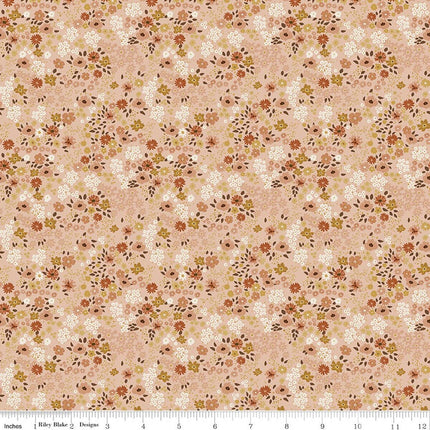 Riley Blake Worth Repeating Flower Garden Blush: C18262-BLUSH