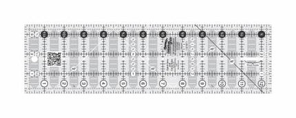Creative Grids Quilt Ruler Quick Trim 3-1/2in X 12-1/2in Rectangle # CGRMT1