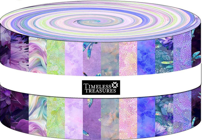 Timeless Treasures Dragon Mist - 40 PC STRIP ROLL - CPSTRIP40-CD  MIST