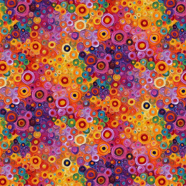 Timeless Treasures ARTISAN GEO DOT FLEUR-CD4253  BRIGHT