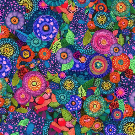 Timeless Treasures GARDEN FLORAL FLEUR-CD4432  GARDEN