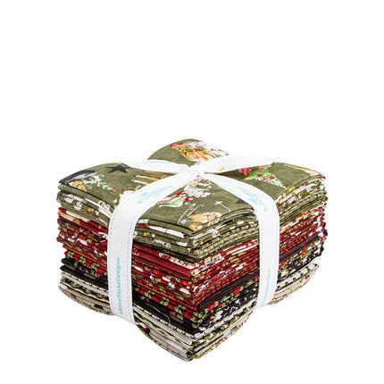 Riley Blake Northern Christmas Fat Quarter Bundle, 21 Pcs FQ-17830-21