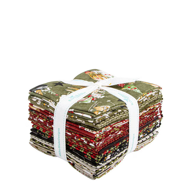 Riley Blake Northern Christmas Fat Quarter Bundle, 21 Pcs FQ-17830-21