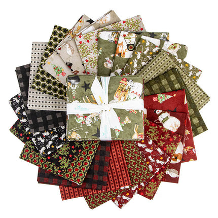 Riley Blake Northern Christmas Fat Quarter Bundle, 21 Pcs FQ-17830-21