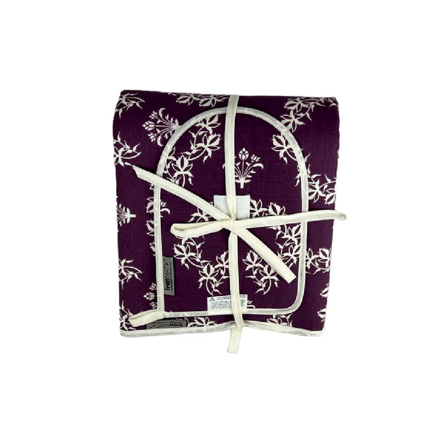 ironMATIK ~ The Ultimate Ironing Mat & Steam Glove Bundle: Jaipur Purple