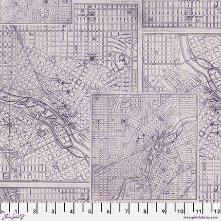Free Spirit Tim Holtz Purple Palette Map ~ PWTH303.PURPLE