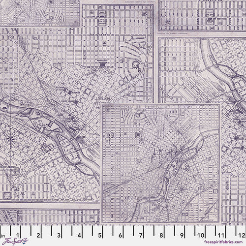 Free Spirit Tim Holtz Purple Palette Map ~ PWTH303.PURPLE