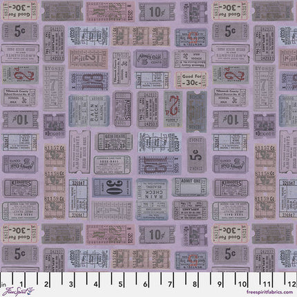 Free Spirit Tim Holtz Purple Palette Tickets ~ PWTH302.PURPLE