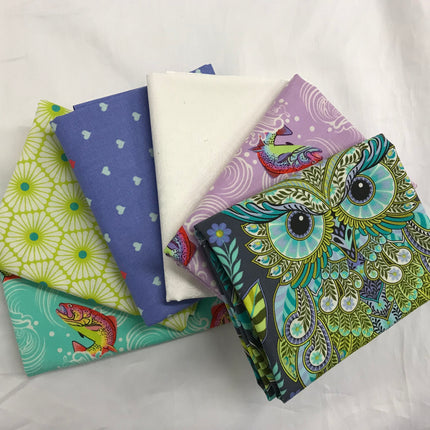 Tula Pink ~ 6 PC Half Yard Cuts Bundle