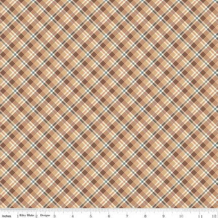 Riley Blake Evening on the Prairie - Plaid Sienna C16745-SIENNA