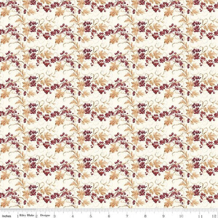 Riley Blake Evening on the Prairie - Prairie Berries Cream C16742-CREAM