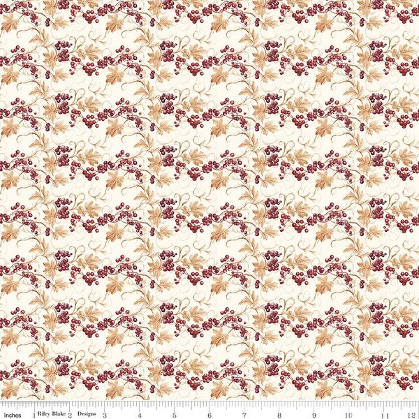 Riley Blake Evening on the Prairie - Prairie Berries Cream C16742-CREAM