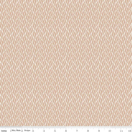 Riley Blake Evening on the Prairie - Geo Leaves Beige C16750-BEIGE