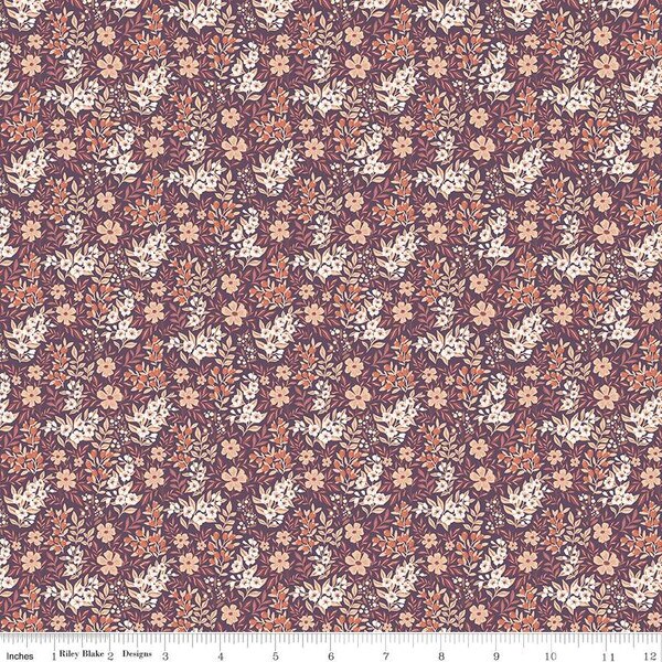 Riley Blake Evening on the Prairie - Ditsy Floral Purple C16747-PURPLE