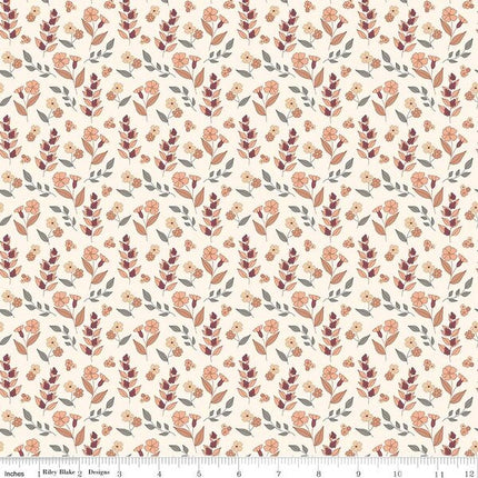Riley Blake Evening on the Prairie - Autumn Floral Cream C16746-CREAM