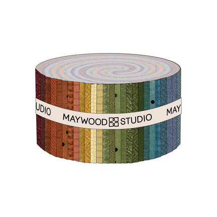 Maywood Woolies Colors Flannel 2.5 inch strips - 40 PCS ST-MASWOF-COL