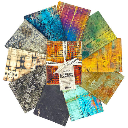 Free Spirit Tim Holtz Abandoned Fat Quarter Bundle - 10 PCS FB4FQTH.ABANDONED