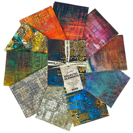 Free Spirit Tim Holtz Abandoned2 Fat Quarter Bundle - 10 PCS FB4QTH.ABANDONED2