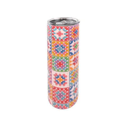 Lori Holt Tall Crochet Tumbler Granny Squares