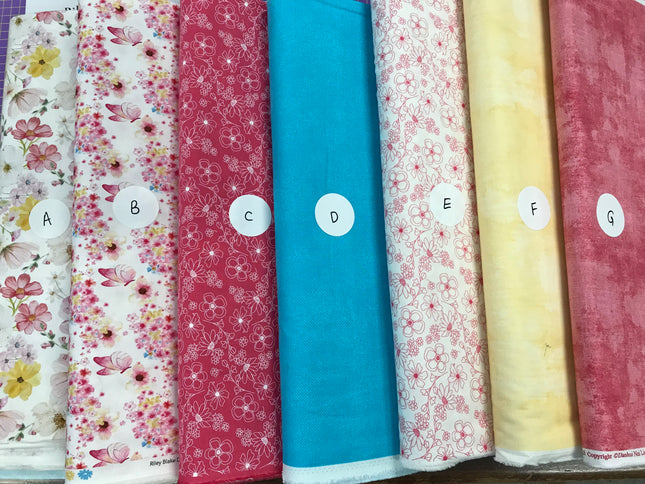 Nine Patch A Day Summer Sew Along  Floral: Stars in My Garden Sew Along