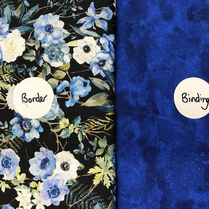 Nine Patch A Day - Summer Sew Along Blue: Stars in My Garden