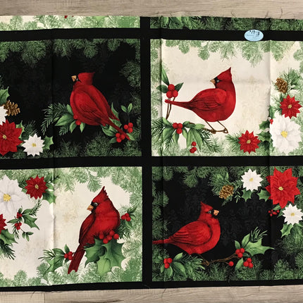 Wilmington Prints Cardinal Charm Placemat Panel