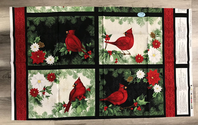 Wilmington Prints Cardinal Charm Placemat Panel
