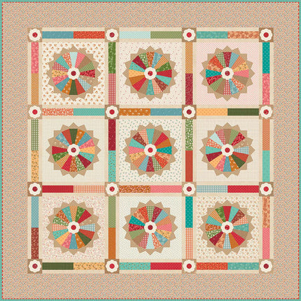 Riley Blake Homemade Pie Quilt Kit - Baked With Love