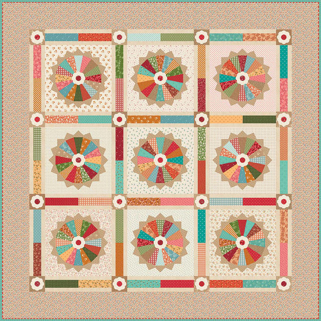 Riley Blake Homemade Pie Quilt Kit - Baked With Love