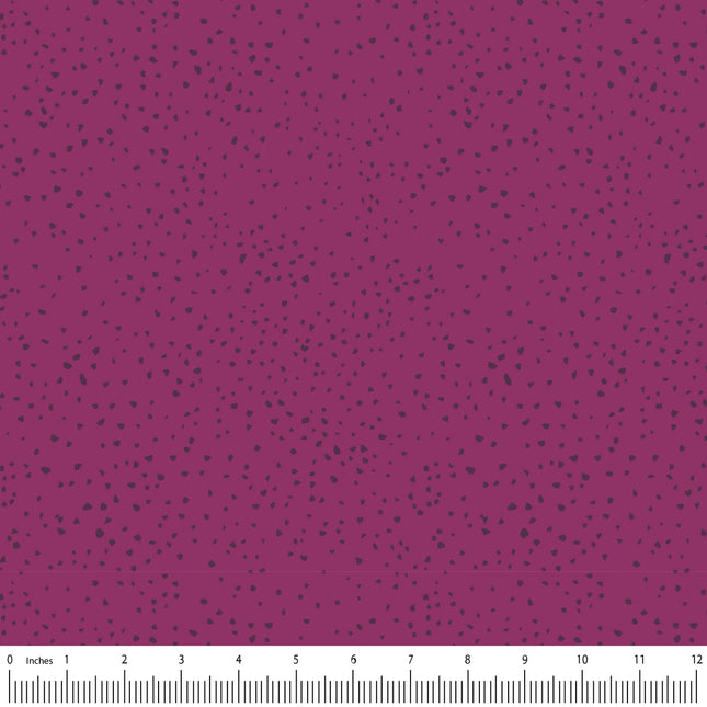 Mia Presley Designs Sunflower Reverie: Meadow Dots-Plum 120326-08
