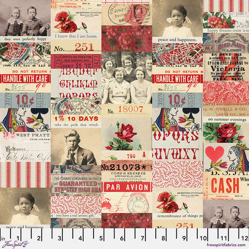 Free Spirit Tim Holtz Palette Collection - Red Collage PWTH220.RED