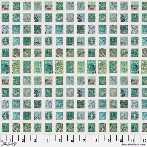 Free Spirit Tim Holtz Palette Collection: Teal Stamps PWTH271.TEAL