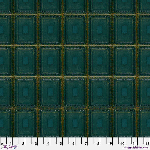 Free Spirit Tim Holtz Palette Collection:  Teal Tiles PWTH274.TEAL