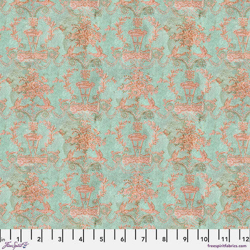 Free Spirit Tim Holtz Palette Collection: Teal Wallpaper PWTH277.TEAL