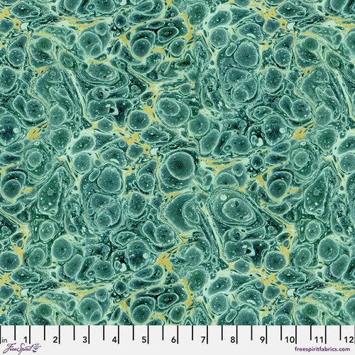Free Spirit Tim Holtz Palette Collection: Teal Marble PWTH279.TEAL
