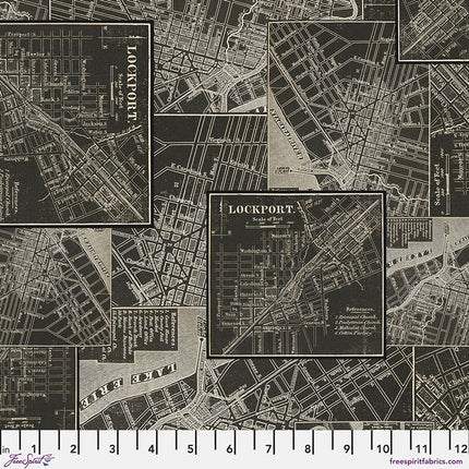 Free Spirit Tim Holtz Palette CHARCOAL ~ Map PWTH313.CHARCOAL