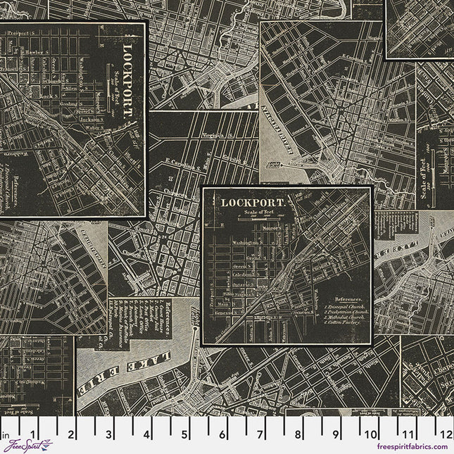 Free Spirit Tim Holtz Palette CHARCOAL ~ Map PWTH313.CHARCOAL