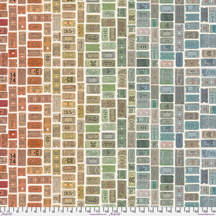 Free Spirit Tim Holtz Palette Collection ~ Multi Tickets PWTH322.MULTI
