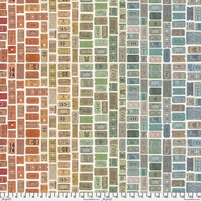 Free Spirit Tim Holtz Palette Collection ~ Multi Tickets PWTH322.MULTI