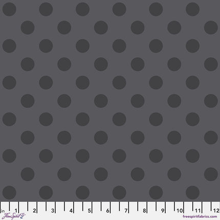 Free Spirit True Colors Graywork - Pom-Pom CARBON PWTP118.CARBON