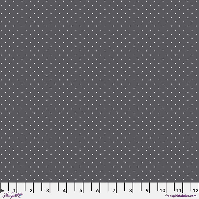 Free Spirit True Colors Graywork - Tiny Dots - CARBON PWTP185.CARBON