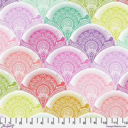 Free Spirit Snail Scallop - Sugar Rush || Prince Charming Déjà Vu Tula Pink: PWTP277.SUGARRUSH