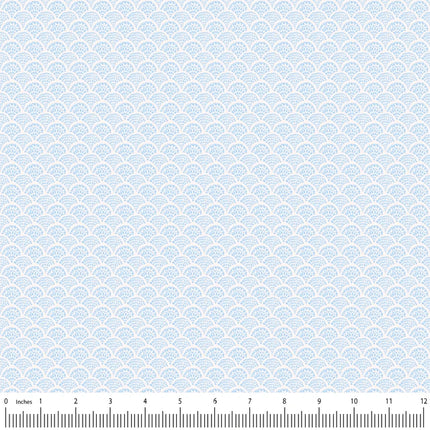 Mia Presley Designs Song of the Hummingbird: Petal Fanburst-Blue 130426-11