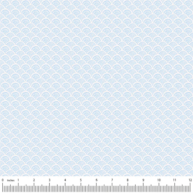 Mia Presley Designs Song of the Hummingbird: Petal Fanburst-Blue 130426-11