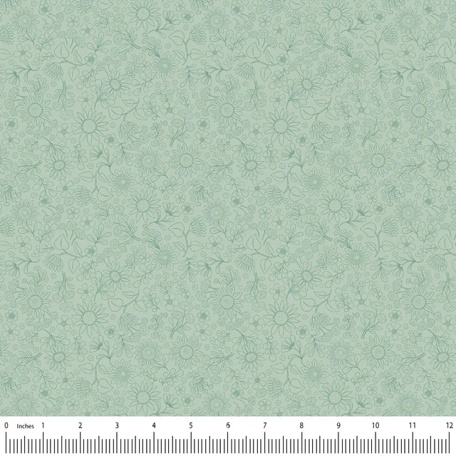 Mia Presley Designs Sunflower Reverie: Pressed in Green 120326-04
