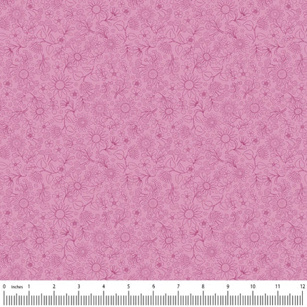 Mia Presley Designs Sunflower Reverie:  Pressed in Pink 120326-05