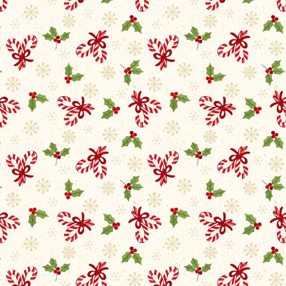 Marcus Fabrics Peppermint & Pine CANDY CANE R791910D  MULTI