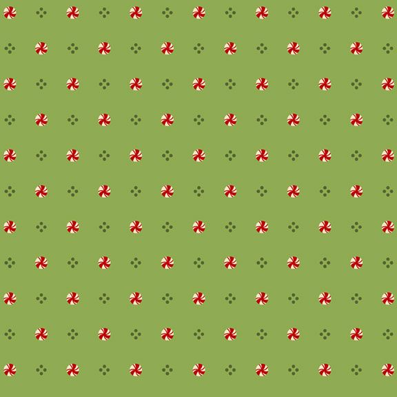Marcus Fabrics Peppermint & Pine PEPPERMINT R791912D  GREEN