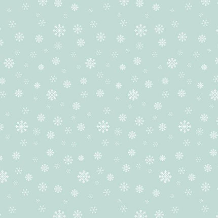 Marcus Fabrics Peppermint & Pine SNOWFLAKE R791915D  SKY