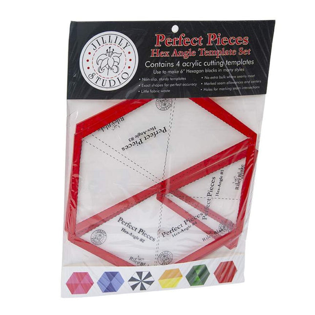 Jillily Studio Hex Angle Template Set
